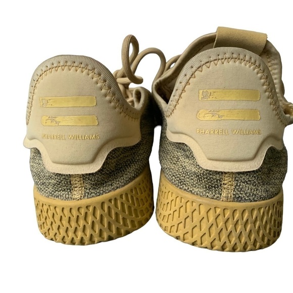 Adidas Pharrell X Tennis Hu Dip Dyed Sneakers Yellow Human Race Tennis Shoe 10 main image 6